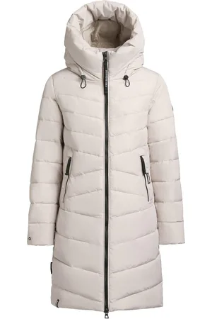 Khujo Steppmantel »Steppmantel Pluz-YM«, Warmer gesteppter Damen Wintermantel mit Kapuze