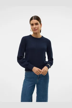 VERO MODA Rundhalspullover »VMAMAZING LS O-NECK PULLOVER BOO«