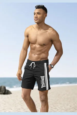 Lonsdale London Shorts »TAMESIDE Badeshorts«, mit elastischem Bund und Kordelzug