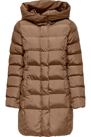 ONLY Steppjacke »ONLLINA PUFFER COAT CC OTW«, mit Kapuze