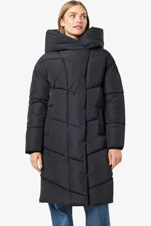 Noisy May Steppjacke »NMNEW TALLY L/S LONG JACKET NOOS«, mit Kapuze