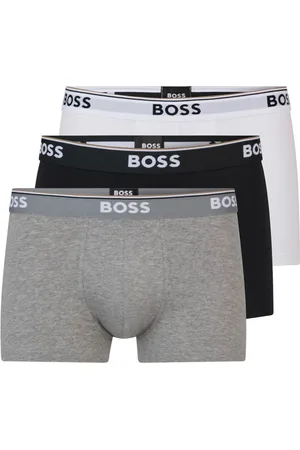 HUGO BOSS Boxer, (Packung, 3 St., 3er-Pack), mit Schriftzug auf dem Bund