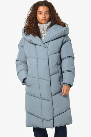 Noisy May Steppjacke »NMNEW TALLY L/S LONG JACKET NOOS«, mit Kapuze