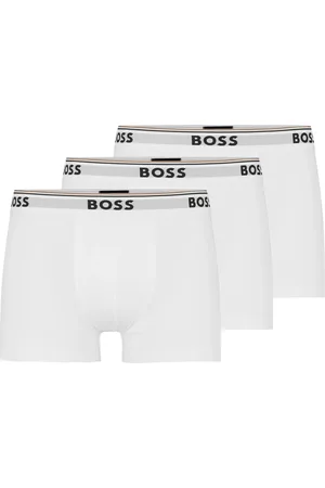 HUGO BOSS Boxer, (Packung, 3 St., 3er-Pack), mit Schriftzug auf dem Bund