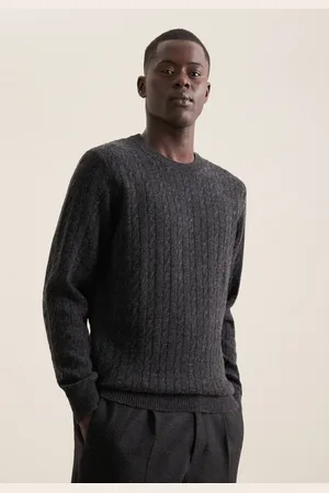 Seidensticker Strickpullover »Regular«, Langarm Rundhals Zopfmuster