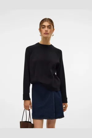 VERO MODA Strickpullover »VMGOLD MIX LS O-NECK PULLOVER GA«