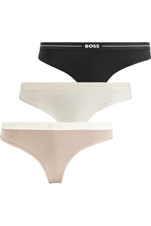 HUGO BOSS String »3P THONG«, (Packung, 3 St., 3er), mit Logobund