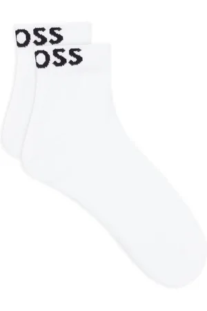 HUGO BOSS Freizeitsocken »2P SH Logo CC W«, (Packung, 2 Paar, 2er), mit eingestricktem Logoschriftzug