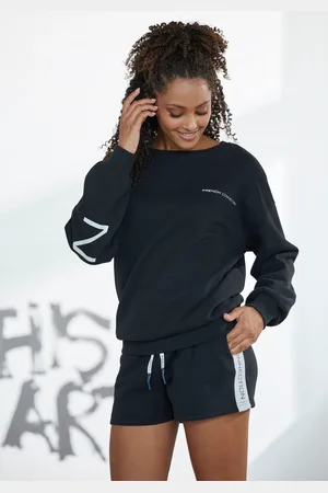 French Connection Sweatshorts, mit seitlichen Kontrast-Einsätzen, Loungewear