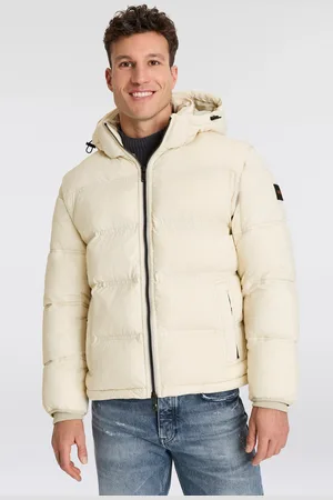 HUGO BOSS Steppjacke »Obark-D«, mit Kapuze, mit integriertem Stehkragen