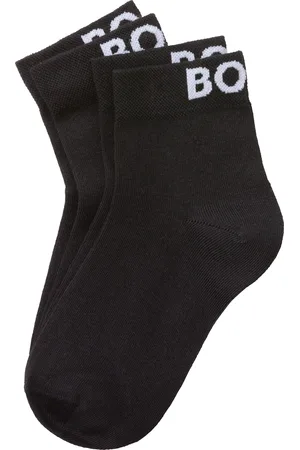 HUGO BOSS Freizeitsocken »2P SH Logo CC W«, (Packung, 2 Paar, 2er), mit eingestricktem Logoschriftzug