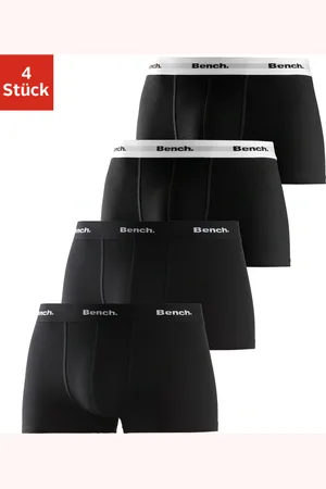 Bench Hipster, (Packung, 4 St.), knapp sitzende Boxershorts aus Baumwollmischung