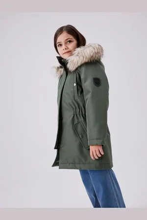 NAME IT Winterjacke »NKFMILLA PARKA JACKET LONG NOOS«, mit Kapuze