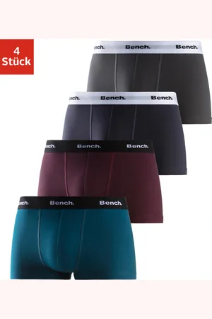 Bench Hipster, (Packung, 4 St.), knapp sitzende Boxershorts aus Baumwollmischung