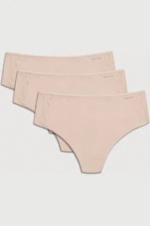 YSABEL MORA Shapingstring, (3er Pack), aus verstärktem Material und unsichtbarer Passform