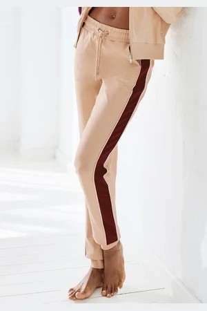QS by s.Oliver Sweathose, mit Seitenstreifen und Pipings, Loungewear