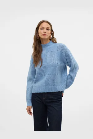 VERO MODA Strickpullover »VMMOON LS HIGHNECK PULLOVER GA BF«