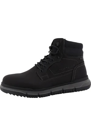 TOM TAILOR Winterboots, Winterstiefelette, Schnürboots mit Innenreißverschluss