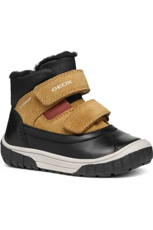 Geox Winterboots »B OMAR BOY WPF C«, Klettstiefel, Babystiefel Winterstiefel mit Warmfutter