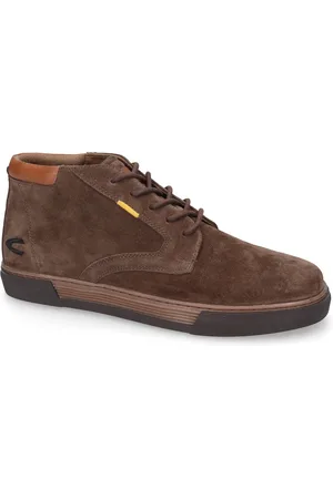 Camel Active Sneaker, Freiteitschuh, Schnürboots, High Top Sneaker mit durchgehender Sohle