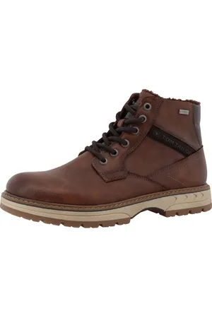 TOM TAILOR Winterboots,Blockabsatz,Schnürboots,Outdoorschuh, Reißverschluss, Weite G (=weit)