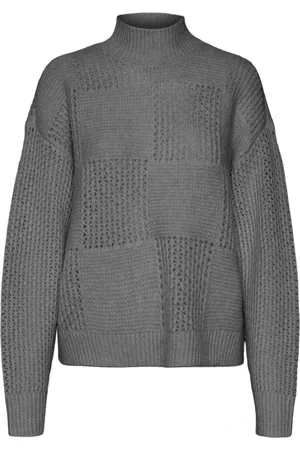 VERO MODA Strickpullover »VMMOON LS HIGHNECK PULLOVER GA BF«