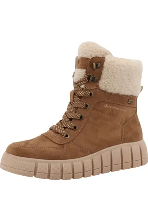 TOM TAILOR Winterboots, Keilabsatz, Plateau, Winterstiefelette, Schnürboots, Reißverschluss
