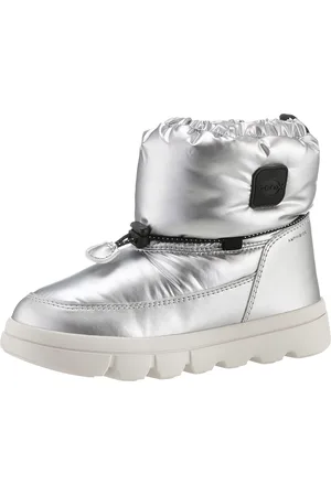 Geox Winterboots »J WILLABOOM GIRL B ABX«, Klettstiefel, Babystiefel Snowboots mit Schnellverschluss