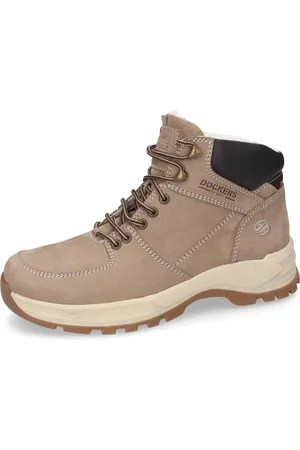 Dockers Winterstiefel, High Top Sneaker, Schnürboots mit weich gepolstertem Schaftrand