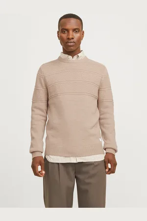 JACK & JONES Rundhalspullover »JJJERRY KNIT CREW NECK AW24«, mit Struktur