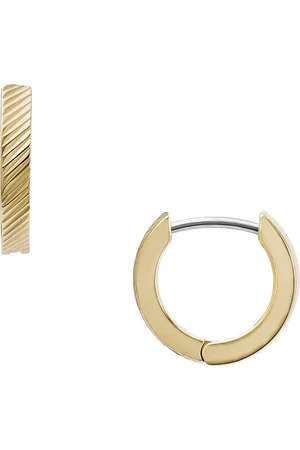 Fossil Paar Creolen »Schmuck Edelstahl Ohrringe Harlow Linear Texture JF04771710 JF04772040«
