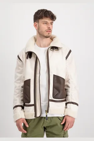 Alpha Industries Lederjacke » Men - Leather & Vegan Jackets B-3 Arctic«