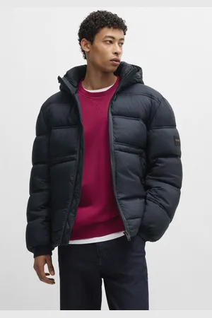 HUGO BOSS Steppjacke »Okobra1«, mit Kapuze, mit Reißverschlusstaschen