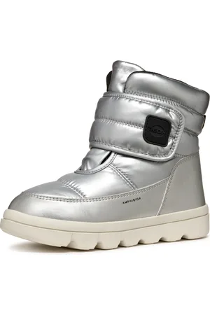 Geox Winterboots »J WILLABOOM GIRL B A«, Klettstiefel, Babystiefel Snowboots mit Plateausohle