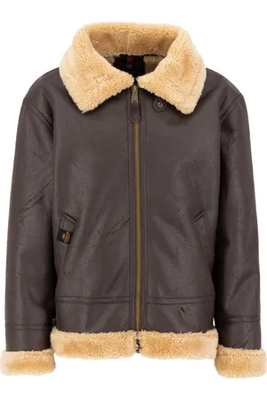 Alpha Industries Lederjacke » Men - Bomber Jackets B-3 Faux Leather«