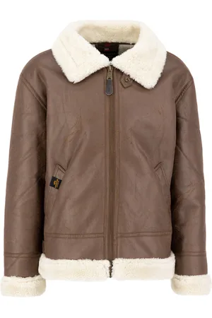 Alpha Industries Lederjacke » Men - Bomber Jackets B-3 Faux Leather«