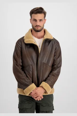 Alpha Industries Lederjacke » Men - Leather & Vegan Jackets B-3 Arctic«