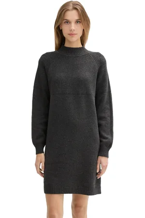 TOM TAILOR Strickkleid, mit Rippstruktur