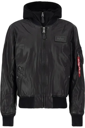 Alpha Industries Lederjacke » Men - Bomber Jackets MA-1 D-Tec Faux Lether«