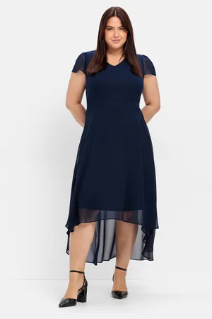 Sheego Abendkleid »Abendkleid mit Flügelärmeln«, mit Flügelärmeln