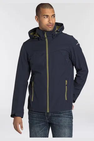 Icepeak Softshelljacke »BRIMFIELD«, (1 St.), mit Kapuze, mit dezenten Logoschriftzügen