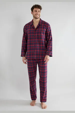 TOM TAILOR Pyjama, (2 tlg.), mit klassischem Karo-Muster
