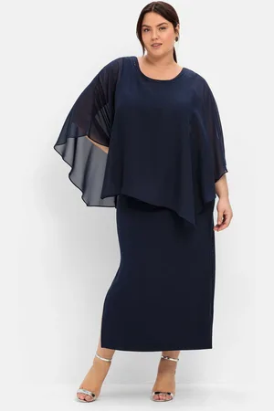 Sheego Abendkleid »Abendkleid im Lagenlook«, im Lagenlook
