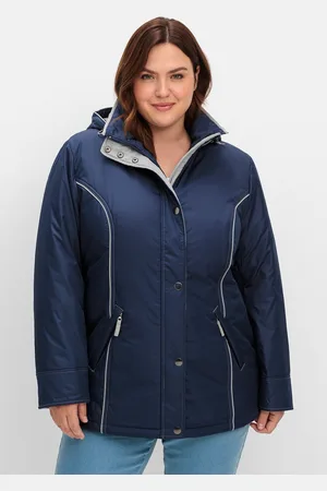 Sheego Outdoorjacke »Funktionsjacke wärmend, wind- und wasserabweisend«, mit Kapuze, wärmend, wind- und wasserabweisend