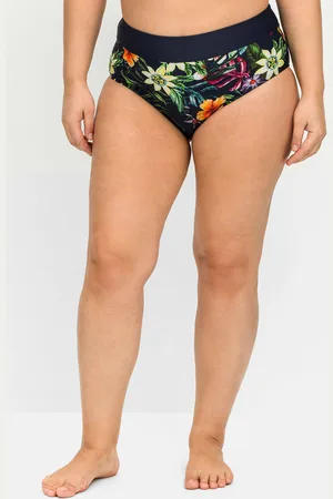 Sheego Bikini-Hose »Bikinihose mit Blumendruck und Shaping-Einsatz«, mit Blumendruck und Shaping-Einsatz
