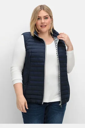 Sheego Steppweste »Steppweste mit 2-Wege-Zipper«, (1 tlg.), mit 2-Wege-Zipper