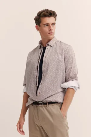 Bugatti Langarmhemd, mit Under-Button-Down