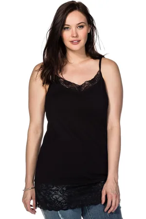 Sheego Longtop »Spaghetti-Top mit verstellbaren Trägern«, mit verstellbaren Trägern