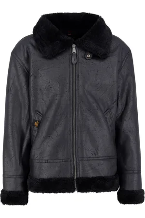 Alpha Industries Lederjacke » Men - Bomber Jackets B-3 Faux Leather«
