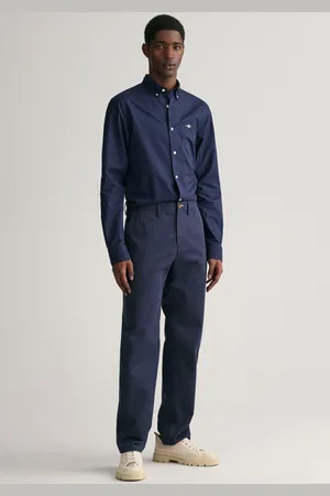 GANT Chinohose »REGULAR TWILL CHINOS«, Regumit gefütterten Seitentaschen